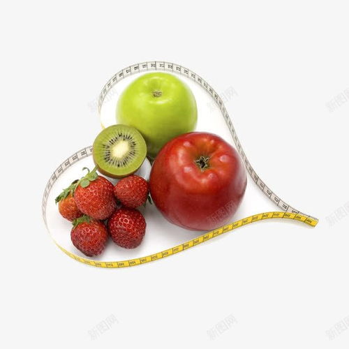 平面電商創(chuàng)意營銷 愛心水果拼盤與高清PNG素材的完美搭配